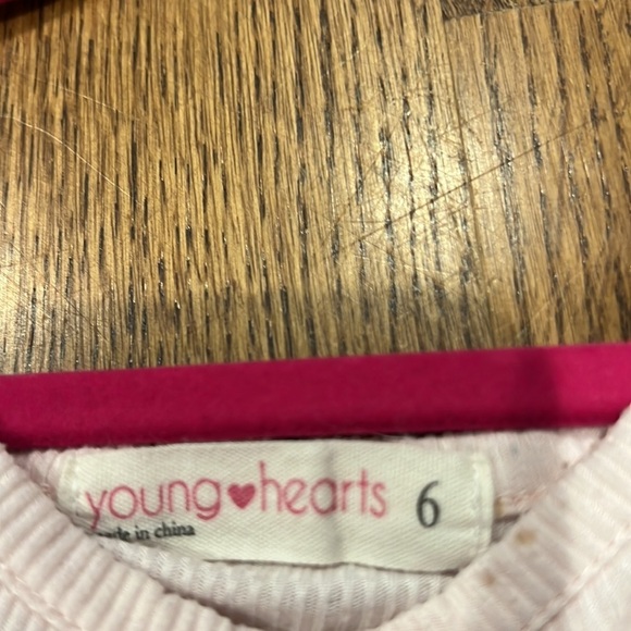 Young Hearts Girls Romper Pink Size 6 - Picture 2 of 4
